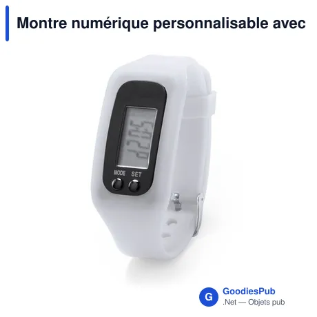 Montre numérique personnalisable avec logo - Montre Drogon