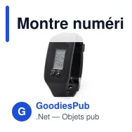 Montre numérique personnalisable avec logo - Montre Drogon - Miniature 11