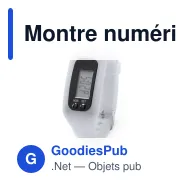 Montre numérique personnalisable avec logo - Montre Drogon - Miniature 7