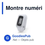 Montre numérique personnalisable avec logo - Montre Drogon - Miniature 8