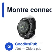 Montre connectée personnalisable avec logo - Daford - Miniature 1