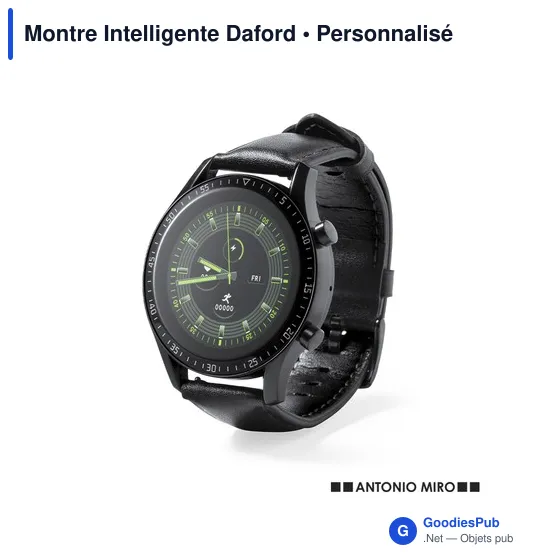 Montre connectée personnalisable avec logo - Daford - Image 1