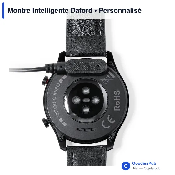 Montre connectée personnalisable avec logo - Daford - Image 4