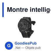 Montre intelligente personnalisable avec logo - Klemen - Miniature 1