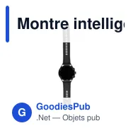 Montre intelligente personnalisable avec logo - Klemen - Miniature 2