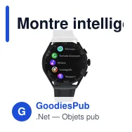Montre intelligente personnalisable avec logo - Klemen - Miniature 4