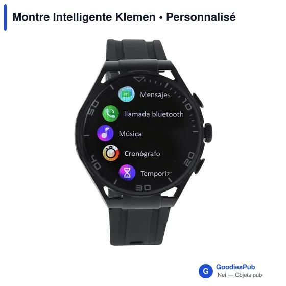 Montre intelligente personnalisable avec logo - Klemen - Image 4