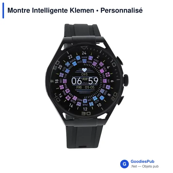 Montre intelligente personnalisable avec logo - Klemen - Image 5