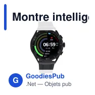 Montre intelligente personnalisable avec logo - Klemen - Miniature 6
