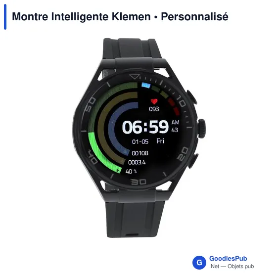 Montre intelligente personnalisable avec logo - Klemen - Image 6