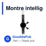 Montre intelligente personnalisable avec logo - Klemen - Miniature 7