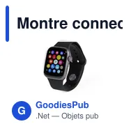 Montre connectée personnalisable Proxor avec logo - Miniature 1