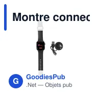 Montre connectée personnalisable Proxor avec logo - Miniature 3