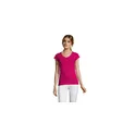 Variante fuchsia - MOON T-SHIRT FEMME COL V