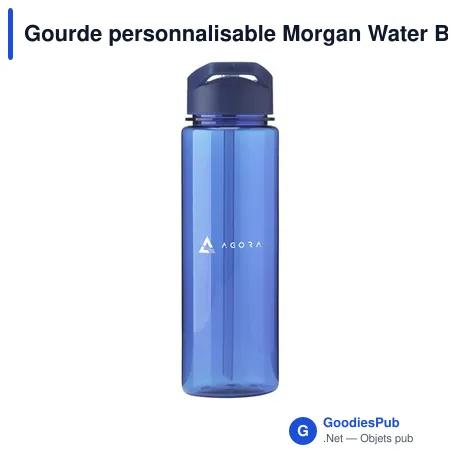 Gourde personnalisable Morgan Water Bottle Tritan™ Renew 650 ml avec logo