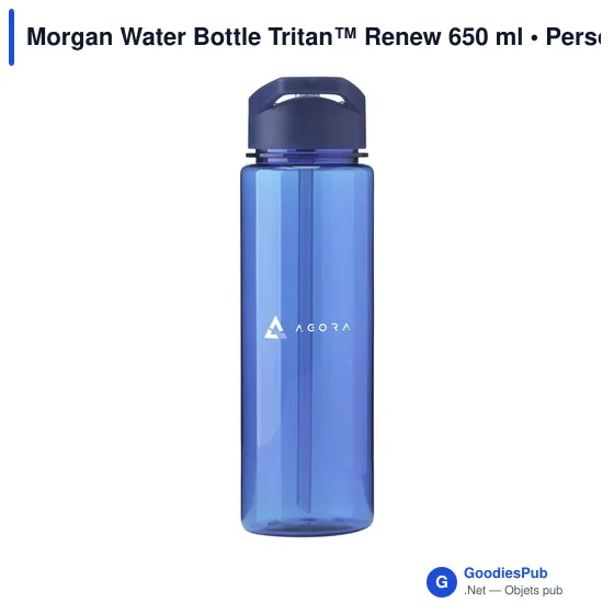 Gourde personnalisable Morgan Water Bottle Tritan™ Renew 650 ml avec logo - Image 1