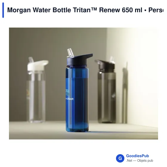 Gourde personnalisable Morgan Water Bottle Tritan™ Renew 650 ml avec logo - Image 5
