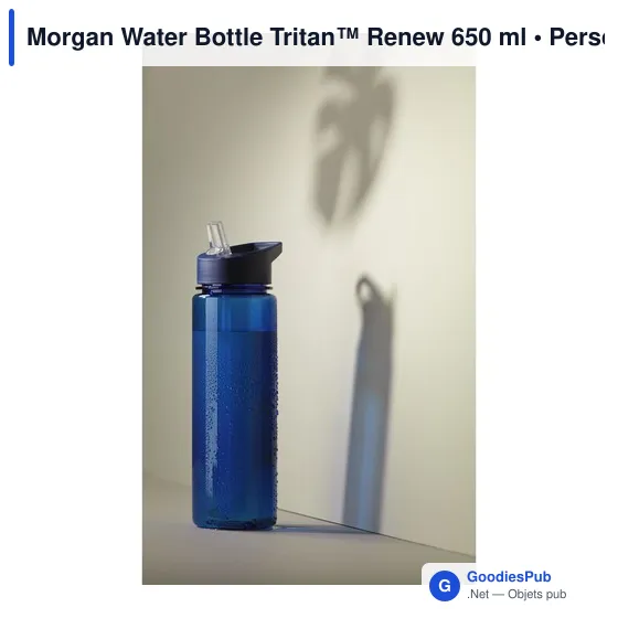 Gourde personnalisable Morgan Water Bottle Tritan™ Renew 650 ml avec logo - Image 6
