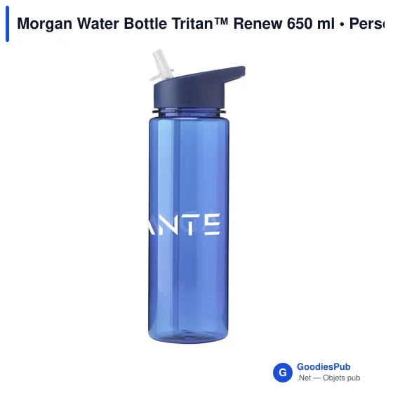 Gourde personnalisable Morgan Water Bottle Tritan™ Renew 650 ml avec logo - Image 8