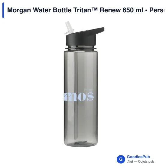 Gourde personnalisable Morgan Water Bottle Tritan™ Renew 650 ml avec logo - Image 9