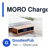MORO Chargeur sans fil en bambou - Miniature 5