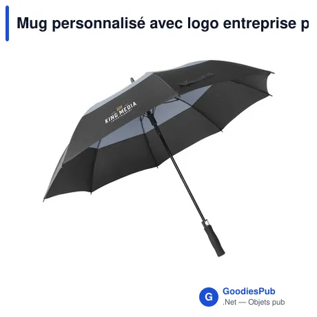 Mug personnalisé avec logo entreprise polyester recyclé vert
