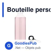 Bouteille personnalisable MOSS RE500 avec logo - 500ml en RPET - Miniature 2