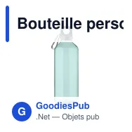 Bouteille personnalisable MOSS RE500 avec logo - 500ml en RPET - Miniature 11