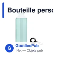 Bouteille personnalisable MOSS RE500 avec logo - 500ml en RPET - Miniature 12