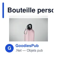 Bouteille personnalisable MOSS RE500 avec logo - 500ml en RPET - Miniature 4