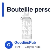 Bouteille personnalisable MOSS RE500 avec logo - 500ml en RPET - Miniature 8