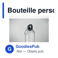 Bouteille personnalisable MOSS RE500 avec logo - 500ml en RPET - Miniature 9