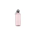 Variante rose transparent - Bouteille personnalisable MOSS RE500 avec logo - 500ml en RPET