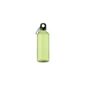 Variante vert citron transparent - Bouteille personnalisable MOSS RE500 avec logo - 500ml en RPET