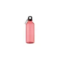Variante rouge transparent - Bouteille personnalisable MOSS RE500 avec logo - 500ml en RPET