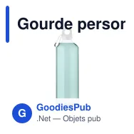 Gourde personnalisable MOSS RE750 avec logo en RPET 750ml - Miniature 1