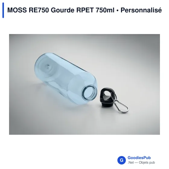 Gourde personnalisable MOSS RE750 avec logo en RPET 750ml - Image 12