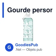 Gourde personnalisable MOSS RE750 avec logo en RPET 750ml - Miniature 3