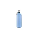 Variante bleu transparent - Gourde personnalisable MOSS RE750 avec logo en RPET 750ml