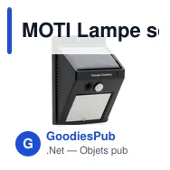 MOTI Lampe solaire à diodes - Miniature 5