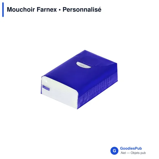 Mouchoirs en cellulose personnalisables avec logo - Mouchoir Farnex - Image 11