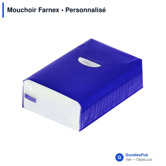 Mouchoirs en cellulose personnalisables avec logo - Mouchoir Farnex - Image 12