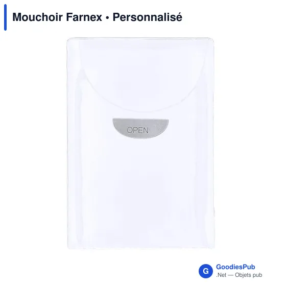 Mouchoirs en cellulose personnalisables avec logo - Mouchoir Farnex - Image 4