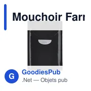 Mouchoirs en cellulose personnalisables avec logo - Mouchoir Farnex - Miniature 7