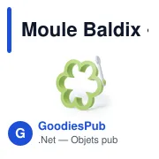 Moule en silicone personnalisable Baldix avec logo - Miniature 1