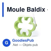 Moule en silicone personnalisable Baldix avec logo - Miniature 2