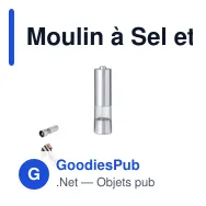 Moulin à Sel et Poivre Électrique Cinder - Miniature 1