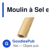 Moulin à Sel et Poivre Personnalisable avec Logo - Yonan - Miniature 2