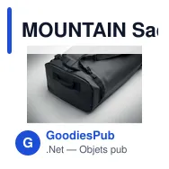 MOUNTAIN Sac de voyage en tarpaulin - Miniature 6