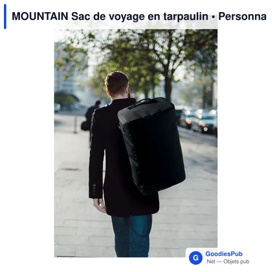 MOUNTAIN Sac de voyage en tarpaulin - Image 10